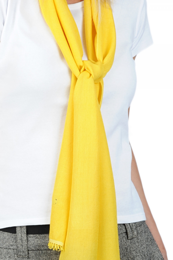 Cashmere & Seide accessoires kaschmir schals scarva sonnenblume 170x25cm